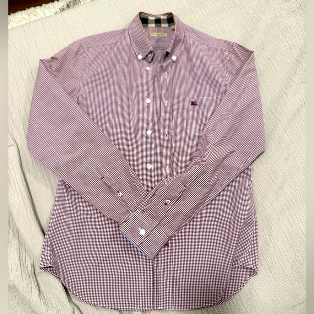 Burberry Brit 'Fred' Trim Fit Cotton Sport Shirt - Size Small